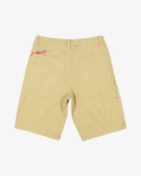 4 Smoko Cord 22" - Corduroy Shorts for Men White 24A093572 Billabong