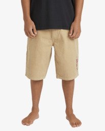 0 Smoko Cord 22" - Corduroy Shorts for Men White 24A093572 Billabong