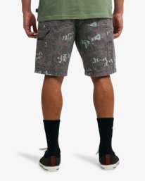 2 Bad Dog Elastic - Elasticated Shorts for Men Brown 24A101603 Billabong