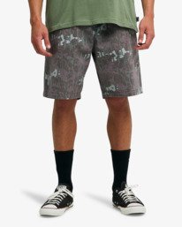 0 Bad Dog Elastic - Elasticated Shorts for Men Brown 24A101603 Billabong