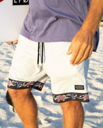 0 Occy Short Larry - Walkshort met elastische taille voor Heren Gray 24A102500 Billabong