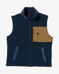 4 Boundary Lite - Full Zip Vest for Men Blue 24A181500 Billabong