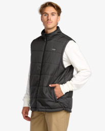 3 Journey - Gilet léger matelassé pour Homme Noir 24A183500 Billabong