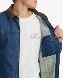 1 Gaucho 73 - Sherpa Denim Jacket for Men Blue 24A214500 Billabong