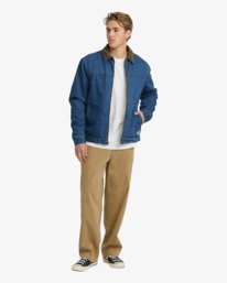 2 Gaucho 73 - Sherpa Denim Jacket for Men Blue 24A214500 Billabong