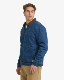 4 Gaucho 73 - Sherpa Denim Jacket for Men Blue 24A214500 Billabong