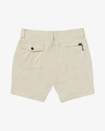 4 Surftrek Plus 19" - Elastic Waist Walkshorts for Men Black 24A321502 Billabong