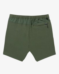 4 Surftrek 17" - Elastic Waist Walkshorts for Men Blue 24A321503 Billabong