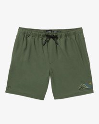 3 Surftrek 17" - Elastic Waist Walkshorts for Men Blue 24A321503 Billabong