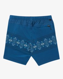 4 Surftrek 17" - Elastic Waist Walkshorts for Men Purple 24A321503 Billabong