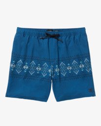 3 Surftrek 17" - Elastic Waist Walkshorts for Men Purple 24A321503 Billabong