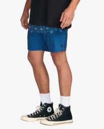 1 Surftrek 17" - Elastic Waist Walkshorts for Men Purple 24A321503 Billabong