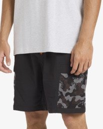 7 Otis Mesh - Elasticated Shorts for Men Black 24A3246180 Billabong