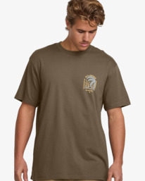 4 Last Light Premium - Short Sleeves T-Shirt for Men Brown 24A351511 Billabong