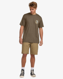 1 Last Light Premium - Short Sleeves T-Shirt for Men Brown 24A351511 Billabong