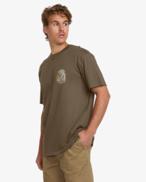 3 Last Light Premium - T-shirt à manches courtes pour Homme Marron 24A351511 Billabong