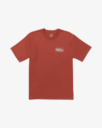 4 Walled - Short Sleeves T-Shirt for Men Red 24A351527 Billabong