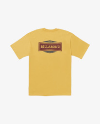 4 Walled - Short Sleeves T-Shirt for Men Yellow 24A351527 Billabong