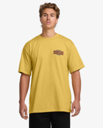 0 Walled - Short Sleeves T-Shirt for Men Yellow 24A351527 Billabong