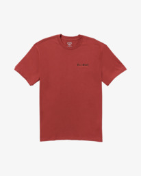 3 Twin Peaks - Short Sleeves T-Shirt for Men Red 24A351528 Billabong