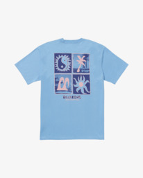 6 Twin Peaks - T-shirt à manches courtes pour Homme Bleu 24A351528 Billabong