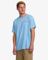 3 Twin Peaks - T-shirt à manches courtes pour Homme Bleu 24A351528 Billabong