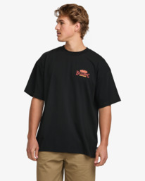 0 Double Spread - Short Sleeves T-Shirt for Men Black 24A351530 Billabong