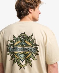 5 Solar Flare Og - Short Sleeve T-Shirt for Men Beige 24A351600 Billabong