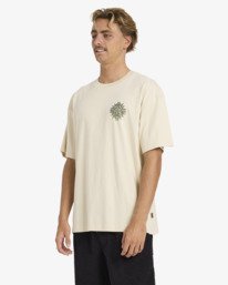 3 Solar Flare Og - Short Sleeve T-Shirt for Men Beige 24A351600 Billabong