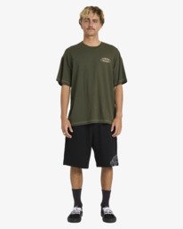 2 Bad Dog Pill Wave Og - T-Shirt &agrave; manches courtes pour Homme Vert 24A351605 Billabong