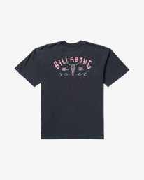 6 Occy Raging Bull Og - Maglietta serigrafata a maniche corte da uomo Black 24A352529 Billabong