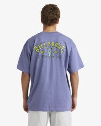 2 Occy Raging Bull Og - Maglietta serigrafata a maniche corte da uomo Purple 24A352529 Billabong
