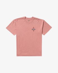 5 Occy Og - Maglietta serigrafata a maniche corte da uomo Pink 24A352531 Billabong