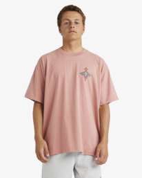 0 Occy Og - Maglietta serigrafata a maniche corte da uomo Pink 24A352531 Billabong