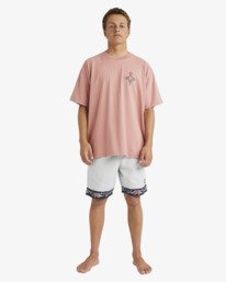 1 Occy Og - Maglietta serigrafata a maniche corte da uomo Pink 24A352531 Billabong