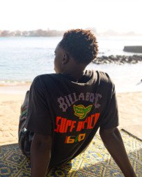 0 Mami Wata Surf Africa Regular - Short Sleeve T-Shirt for Men Black 24A352535 Billabong
