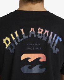 4 Arch Fade Premium - T-shirt met korte mouwen voor Heren Black 24A353500 Billabong