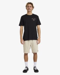 2 Arch Fade Premium - T-shirt met korte mouwen voor Heren Black 24A353500 Billabong