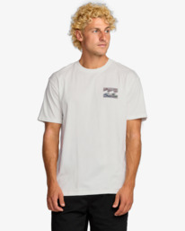 0 Crayon Wave Premium - Short Sleeve T-Shirt for Men White 24A353501 Billabong