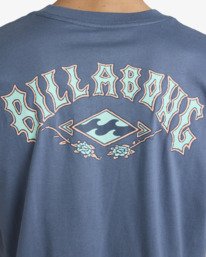 4 Rose Arch Regular - Short Sleeve T-Shirt for Men Blue 24A353511 Billabong