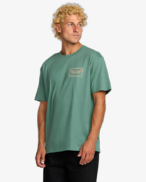 3 Sharp Regular - T-shirt met korte mouwen voor Heren Blue 24A353512 Billabong