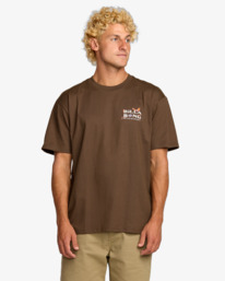 0 Land To Sea Regular - T-Shirt à manches courtes pour Homme Rouge 24A353516 Billabong