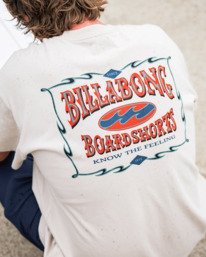 0 Double Spread Og - T-Shirt à manches courtes pour Homme Beige 24A353518 Billabong