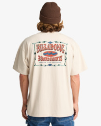 2 Double Spread Og - T-Shirt à manches courtes pour Homme Beige 24A353518 Billabong