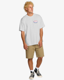 3 Quadriple Og - Maglietta a maniche corte da Uomo White 24A353519 Billabong