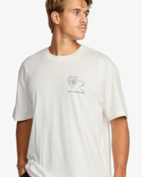 4 Scenes Regular - T-Shirt à manches courtes pour Homme Blanc 24A353521 Billabong