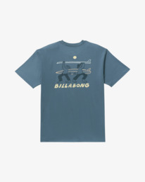 6 Split The Peak Regular - T-Shirt für Männer Blau 24A353522 Billabong