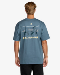 1 Split The Peak Regular - T-Shirt für Männer Blau 24A353522 Billabong