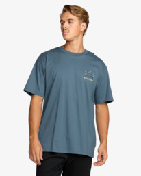 0 Split The Peak Regular - T-Shirt für Männer Blau 24A353522 Billabong