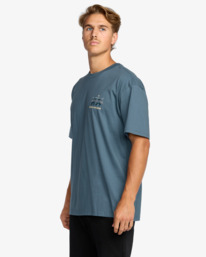 3 Split The Peak Regular - T-Shirt für Männer Blau 24A353522 Billabong